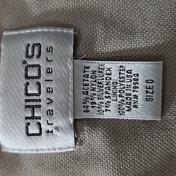 🐞CHICO'S shiny tank top - Picture 4 of 10